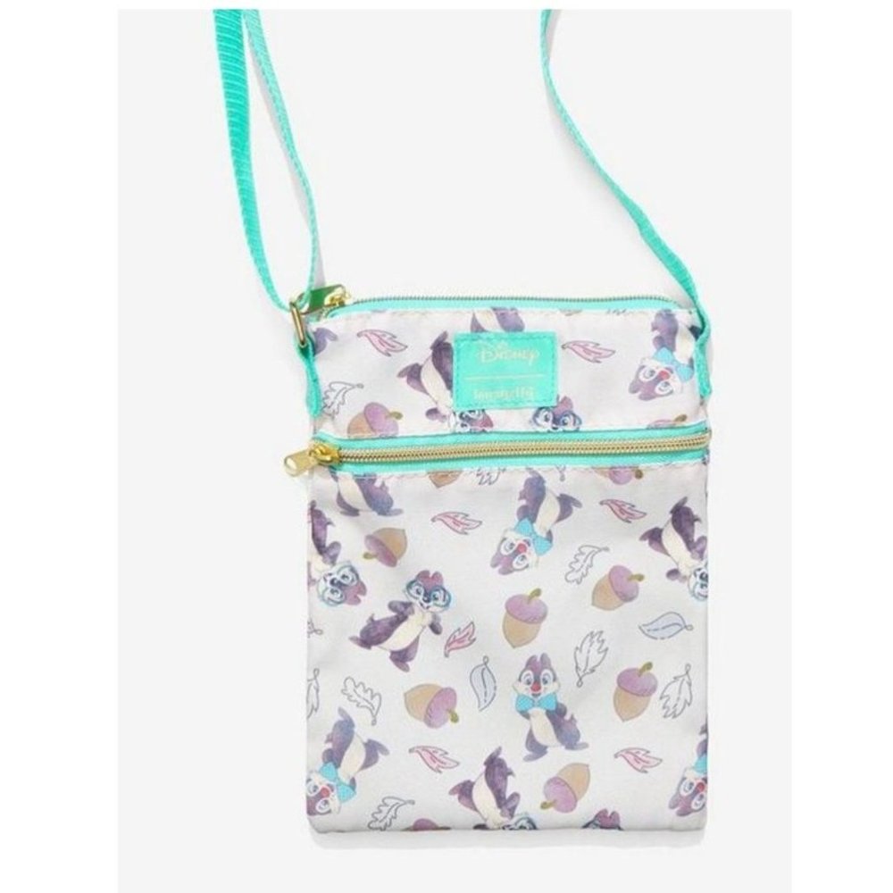 LOUNGEFLY Disney Chip and Dale Crossbody Bag NEW - Picture 3 of 3